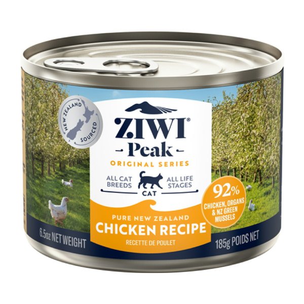ziwi 猫缶185g x 10個セット　チキンレシピ　賞味期限2028/3 ジウィ ZIWI キャットフード キャット缶 フリーレンジチキン 185g 正規