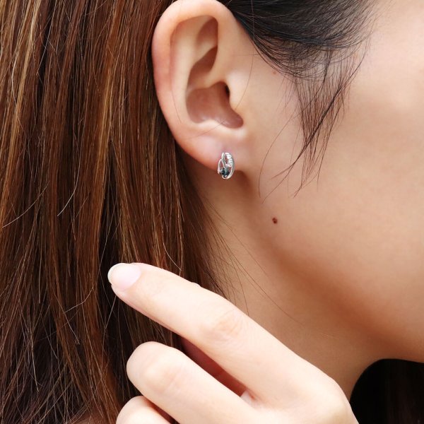 ピアス 18k アレキサンドライト レディース ゴールド 18金 両耳 小ぶり