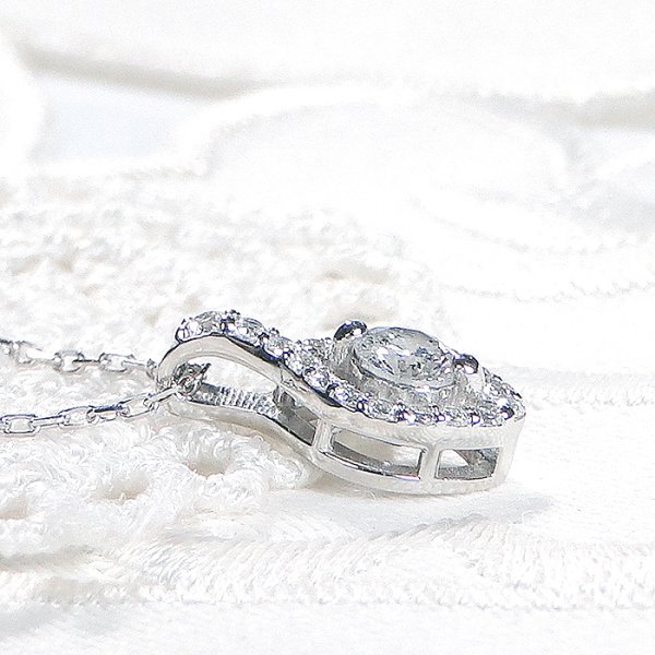 ネックレス プラチナ PT900 ダイヤモンド 0.34ct レディース 