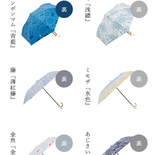 正規販売】綿混でしっかりした生地を使った和柄遮光日傘 河馬印本舗