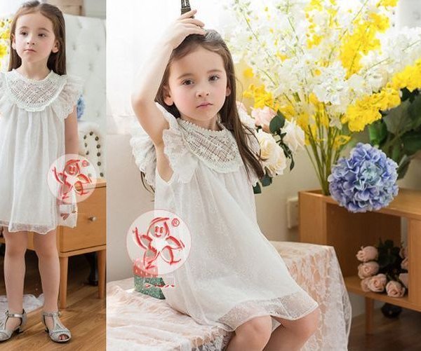 GUCCI 子供 アイボリー レース ワンピース 半袖 GUCCI 子供 アイボリー レース ワンピース 半袖 Gucci Dresses for