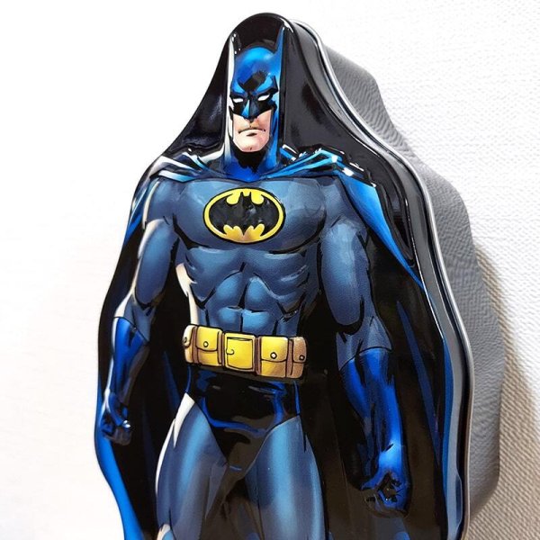 バットマン ☆猫 ☆ 木彫り☆わきたけいこ☆ガラスケース付き