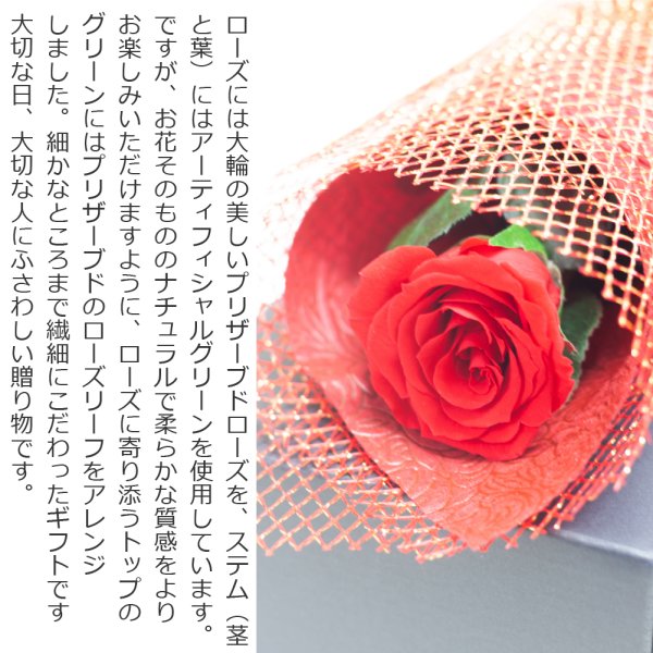 プリザーブドフラワー 花束 1輪 薔薇 リアン ク トワ フィナンシェ スイーツギフト 母の日 卒業祝い 退職祝い 新生活 ローズ カーネーション プロポーズ 結婚祝い 開店祝い 結婚記念日 ブリザードフラワー プレゼント ギフト 贈り物 送料無料 プリザーブド