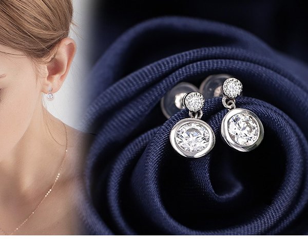 MUZE JEWELRY ピアス スワロフスキージルコニア使用ジルコニア ピアス 