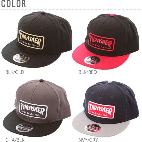 キャップ スラッシャー THRASHER ロゴ スナップバック アクセサリー