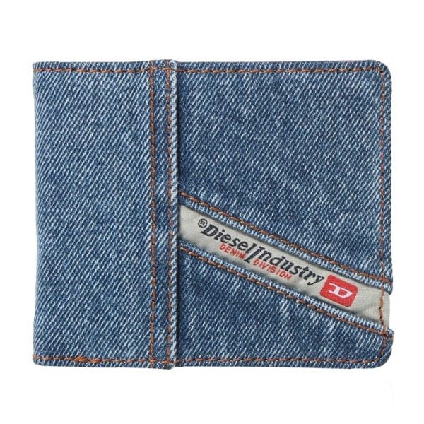 DIESEL ディーゼル 二つ折り財布 デニム Dロゴ ディーゼル DIESEL 二つ折り財布 X08450 P4493 H1410 HIRESH S DAVYS