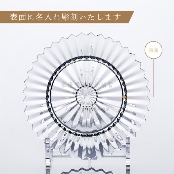 Baccarat バカラ ミルニュイ プレート 16cm ペア 名入れ彫刻代込み 名