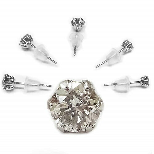 PT プラチナダイヤピアス 天然ダイヤモンド 0.4ct スタッド鑑別書付 
