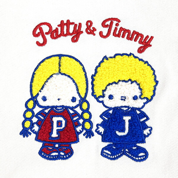 サンリオ パティ＆ジミー サガラ刺繍巾着 ポーチ Sanrio