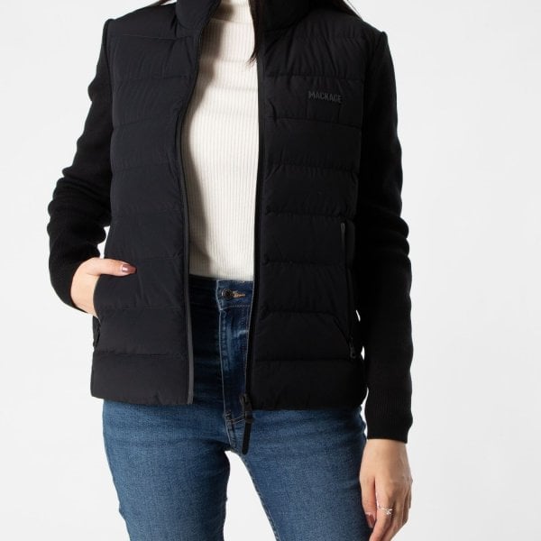 マッカージュ MACKAGE OCEANE-CITY Mixed Media Jacket ミクスト 