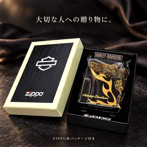 ZIPPO ハーレーダビッドソン ジッポ ライター イオンブラック