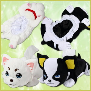 人気のティッシュカバーセット 銀魂 定春 & ジョジョの奇妙な冒険