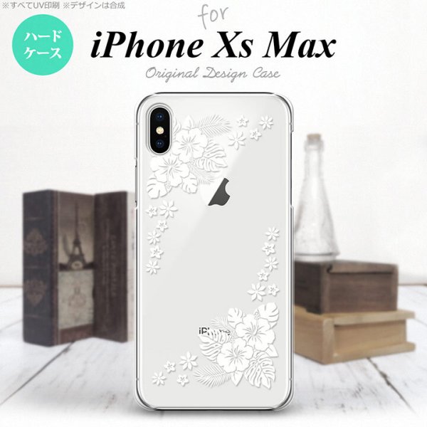 iPhoneXsMax iPhone XS Max スマホケース ハードケース ハイビスカス E 