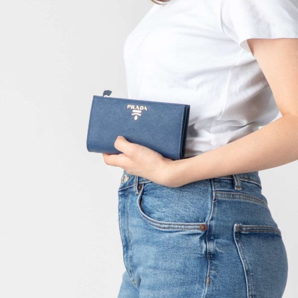 プラダ PRADA 1ML009 二つ折り財布 レディース 財布 レザー ウォレット 