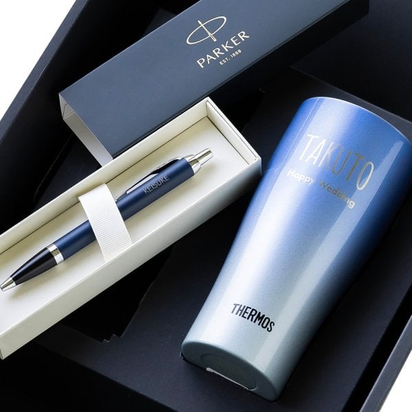 名入れ タンブラー ボールペン ギフトセット サーモス THERMOS