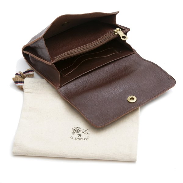 イルビゾンテ IL BISONTE 二つ折り財布 SMW028 BW129 CLASSIC MEDIUM