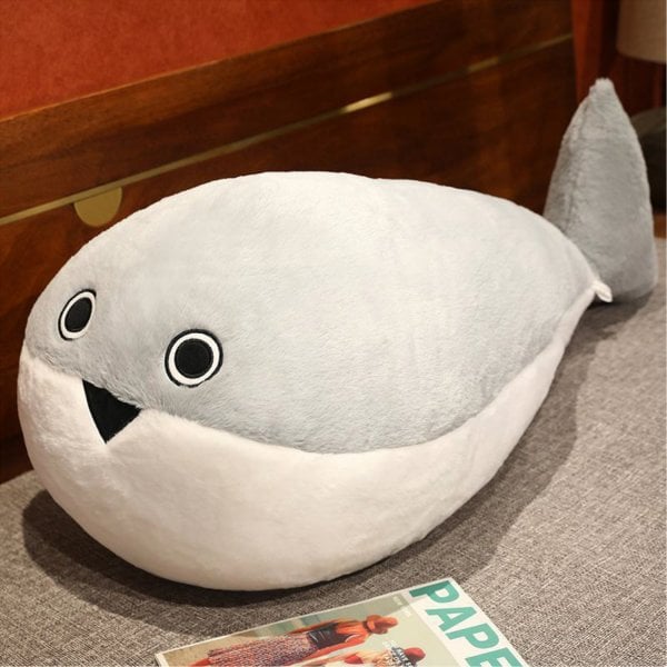 サカバンバスピス ぬいぐるみ おもしろ 可愛い 魚 クッション 約30cm