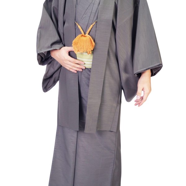 羽織 着物 男物 メンズ 洗える紬風 羽織単品 PO-72 着物 S/M/L/LL/3L 