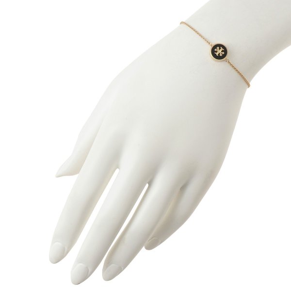 トリーバーチ Tory Burch キラ エナメル チェーン ブレスレット ダブル 