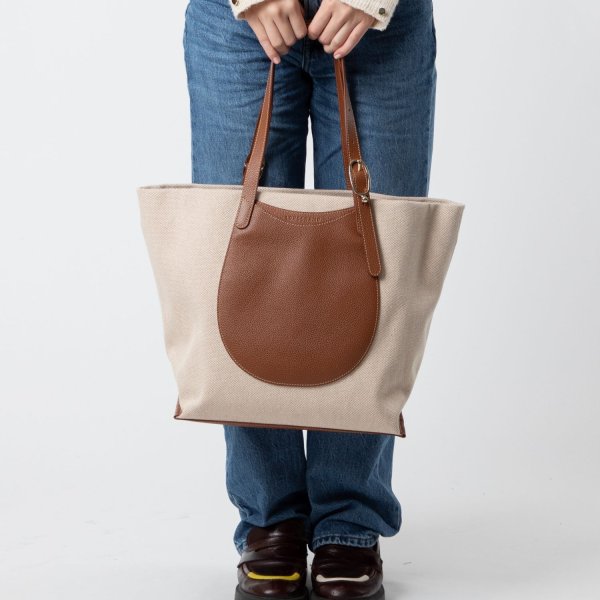 ロンシャン LONGCHAMP Le Foulonne Toile ル フローネ トワル XL