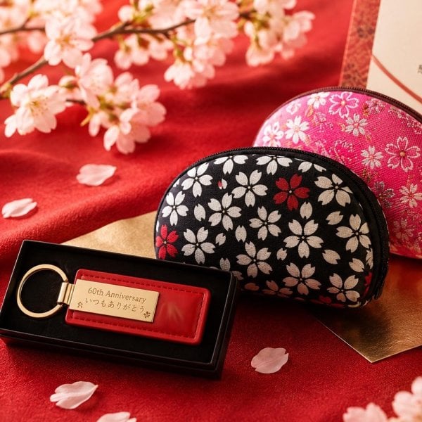 ファッション小物 ちりめん布 花柄 ボックスポーチ①