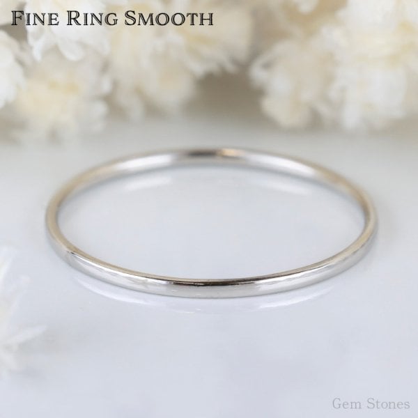 Fine Ring プラチナ Pt900 指輪 シンプルリング プラチナリング 華奢