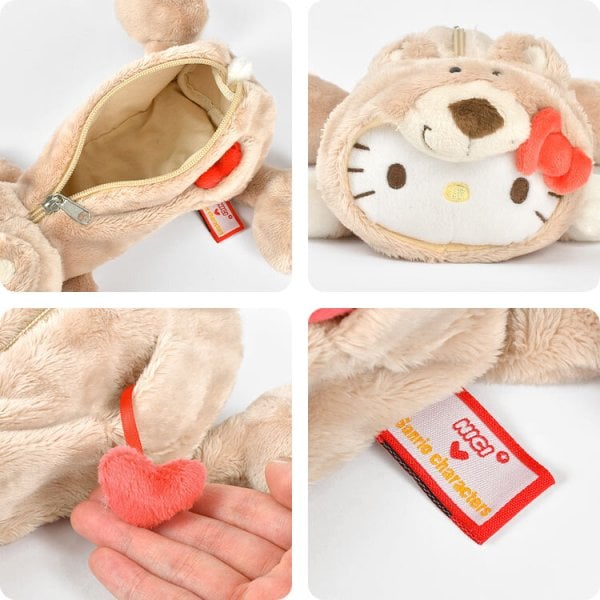 NICI ハローキティ サンリオコラボ　新品未使用　筆箱ポーチ ぬいぐるみペンケース サンリオ Sanrio NICI ニキ コラボ ペンポーチ
