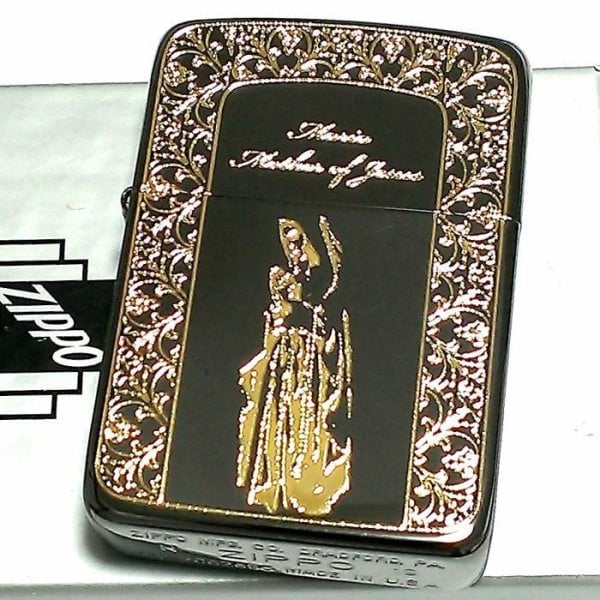 ZIPPO 1941 復刻レプリカ ジッポ ライター かっこいい マリア ブラック