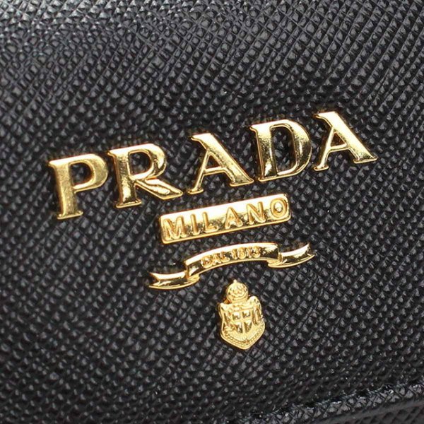 プラダ 4連キーケース レディース ブランド PRADA SAFFIANO METAL ORO 