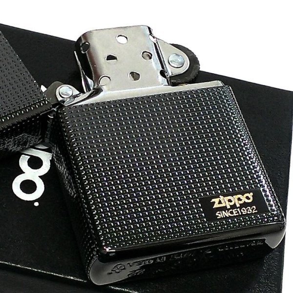 ZIPPO アーマー ジッポ ライター かっこいい 5面細密加工 ブラック
