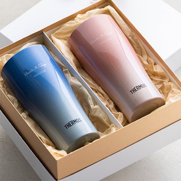 タンブラー 名入れ サーモス THERMOS 真空断熱タンブラー カラー 420ml 