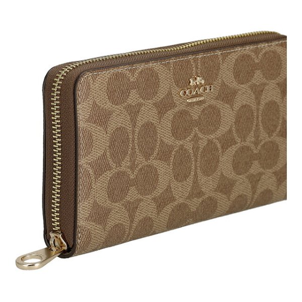【新品・未使用】COACH ブラウン 長財布 型番:CW778 コーチ 長財布 レディース ブランド COACH Philippines CW778 IMXHE