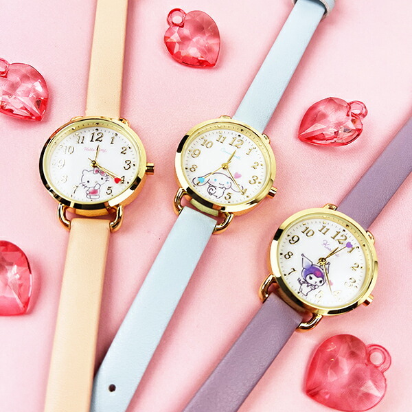サンリオ シナモロール ハート針ウォッチ(ブルー) 時計 Sanrio