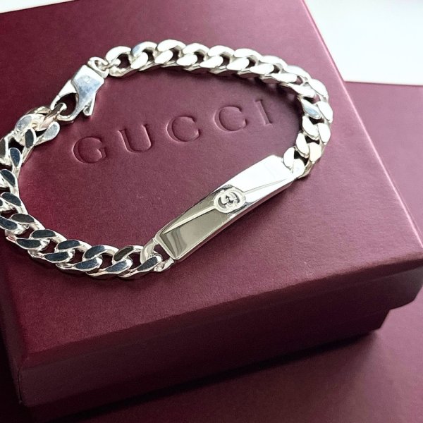 GUCCI グッチ ブレスレット インターロッキングG シルバー 925
