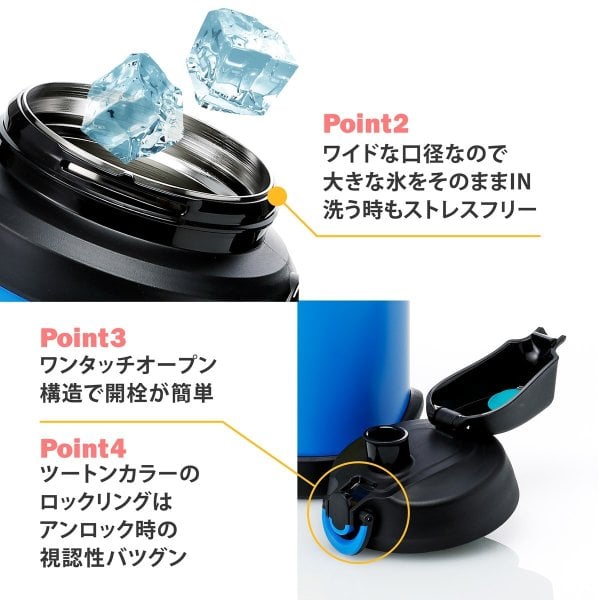 THERMOS サーモス 真空断熱スポーツジャグ 2.0L FJQ-2000 BL ブルー