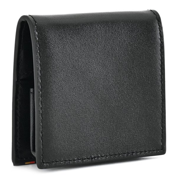 ポールスミス Paul Smith 牛革レザー小銭入れ財布 BOX ケース ポールスミス 財布 小銭入れ コインケース BOX型 黒(ブラック) Paul