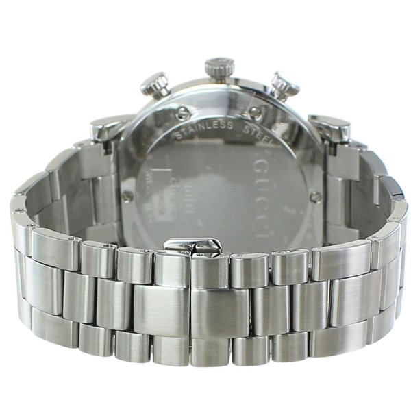 グッチ 腕時計 メンズ Gクロノ クロノグラフ 44mm シルバー サファイア 