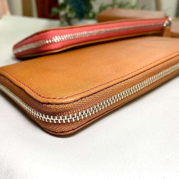TOC01】一万円札が折らずに入る最小サイズの長財布「L字束入」（栃木