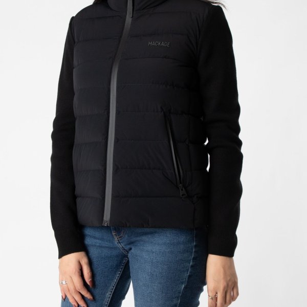 マッカージュ MACKAGE OCEANE-CITY Mixed Media Jacket ミクスト