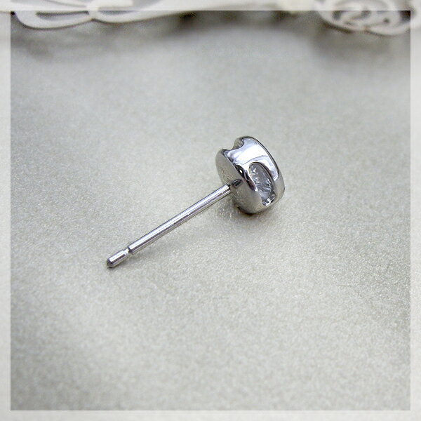 高級【大特価】K18YG/PG/WG pt900【計0.6ct】一粒ダイヤモンドピアス