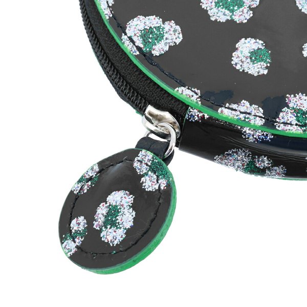 ツモリチサト 小銭入れ 花柄 丸型 コンパクト tsumori chisato Glitter 
