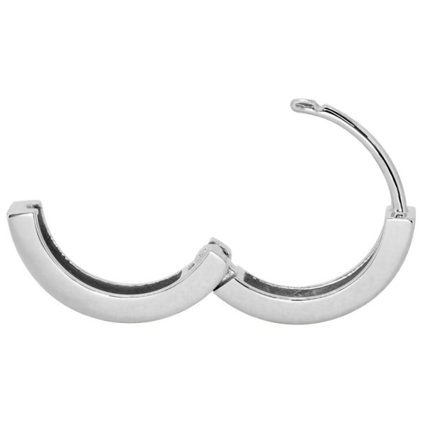 プラチナ ピアス フープピアス 両耳セット レディース 中折れ式