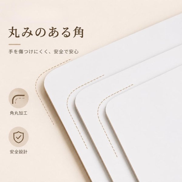 A5 ホワイトボード 卓上 両面 木製スタンド付き メモボード 伝言板