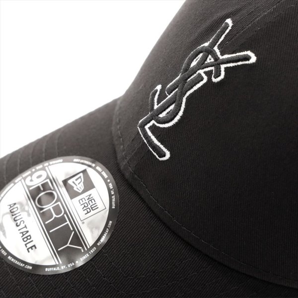 ラッピング無料】Saint Laurent×NEW ERA YSL MONOGRAM CAP 9FORTY