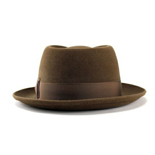 fujiヴィンテージ　ボーイスカウト　ハット フェルトハット ブラウン FUJI HAT ハット 帽子 メンズ 高級フェルトハット 兎毛 中折れハット