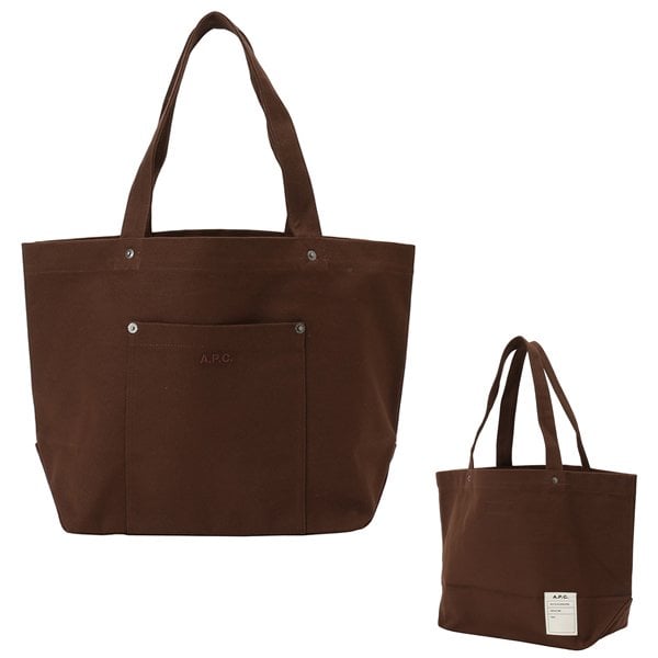 アーペーセー A.P.C. トートバッグ COCPR M61832 CAJ CHOCOLAT APC