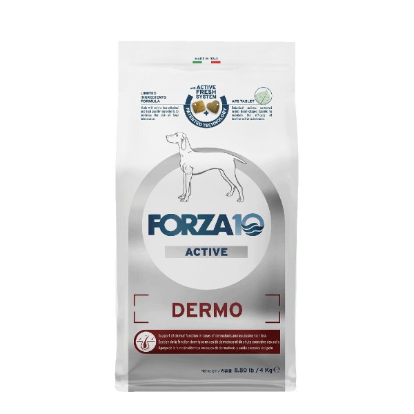 FORZA10 ACTIVE DERMO 4kg×2袋 ドライフード 皮膚 FORZA10 Active