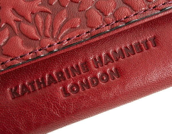 キャサリンハムネット 財布 長財布 ワイン KATHARINE HAMNETT LONDON 
