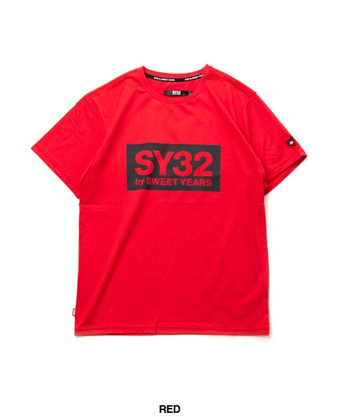 Tシャツ SY32 by sweet years TNS1708 REGULAR BOX LOGO TEE ボックス 