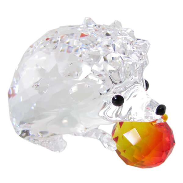 【新品未使用品】SWAROVSKI ハリネズミとリンゴ スワロフスキー SWAROVSKI フィギュリン ハリネズミとリンゴ